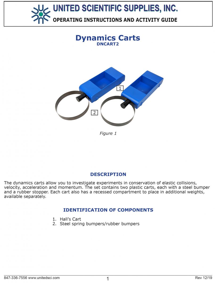 Dynamics Carts Activity Guide